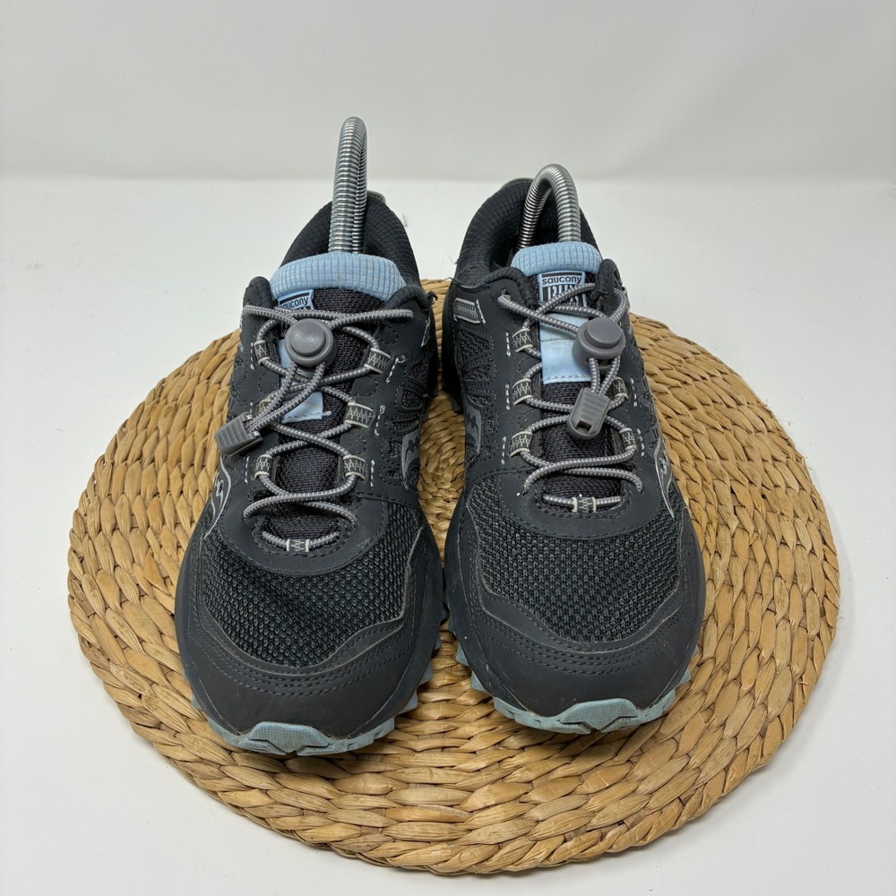Saucony Excursion TR11 Trail Running Shoes Womens SZ 8 Grey Blue Rugged Sneakers - Picture 3 of 8